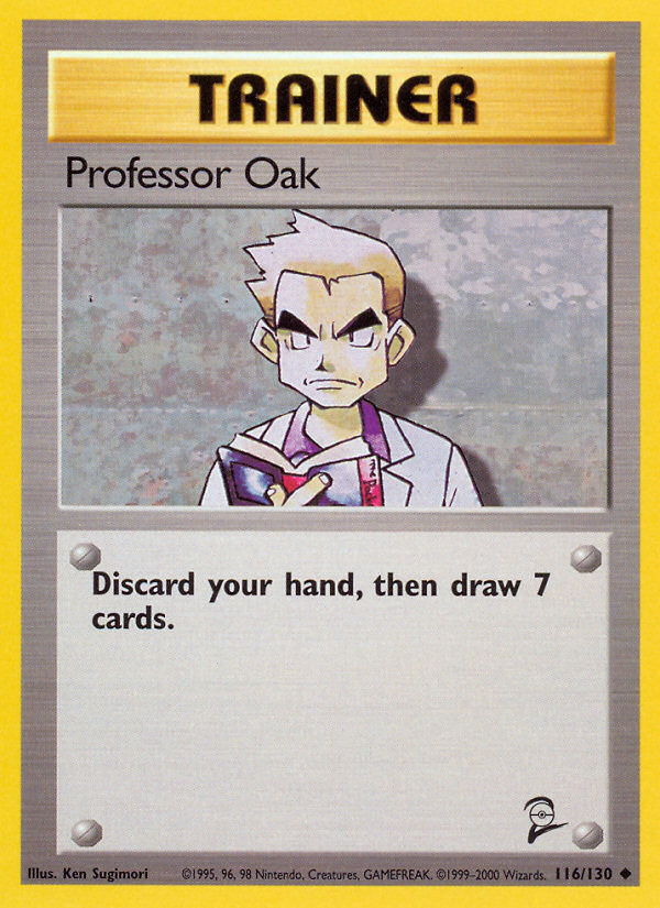 Professor Oak (116/130) [Base Set 2] | Dumpster Cat Games