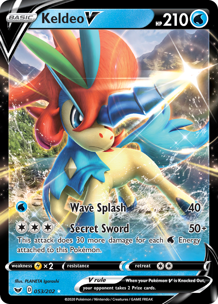 Keldeo V (053/202) [Sword & Shield: Base Set] | Dumpster Cat Games