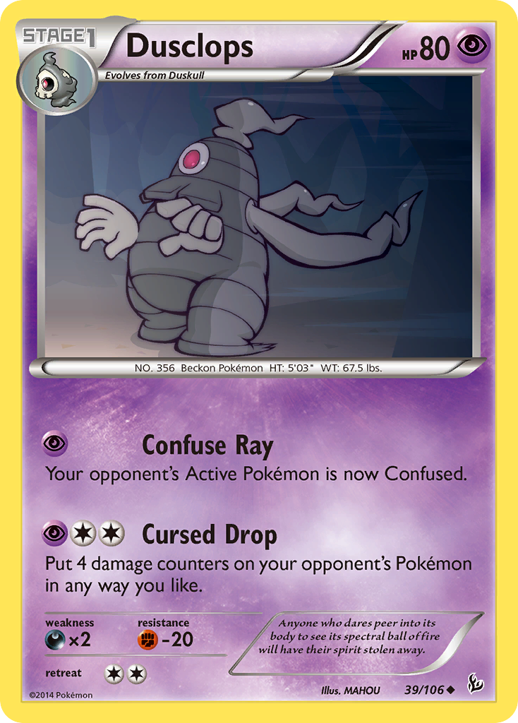 Dusclops (39/106) [XY: Flashfire] | Dumpster Cat Games