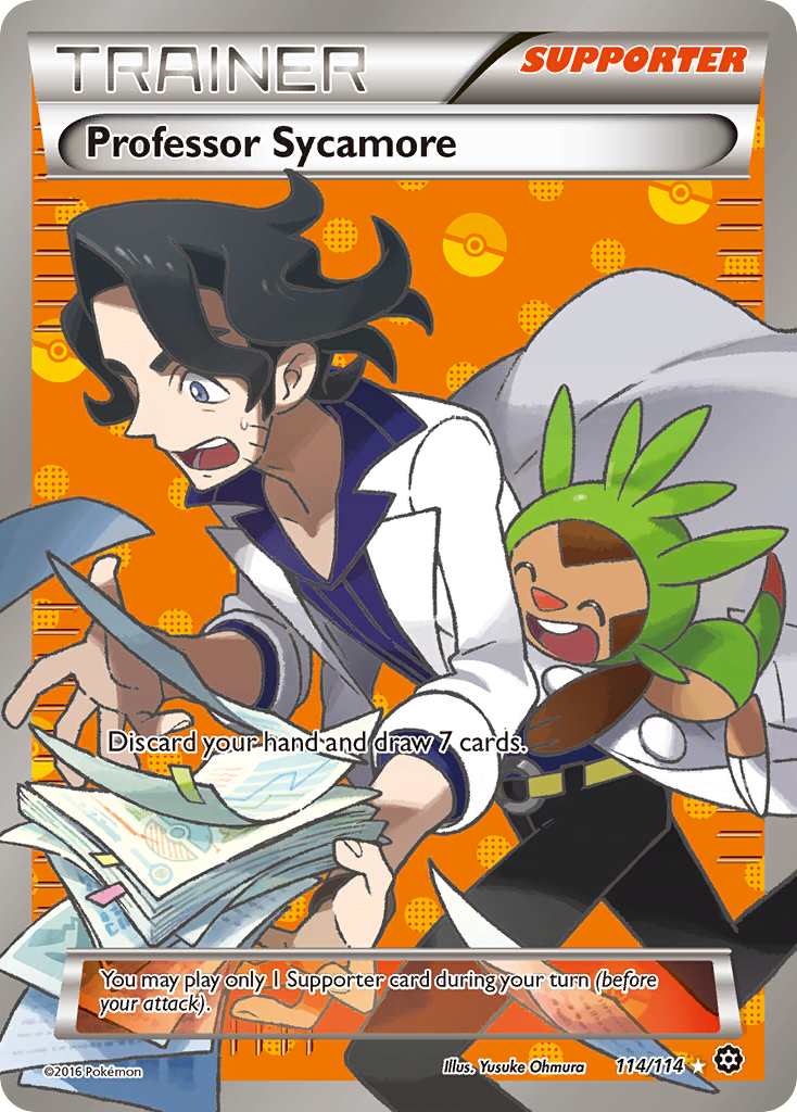 Professor Sycamore (114/114) [XY: Steam Siege] | Dumpster Cat Games