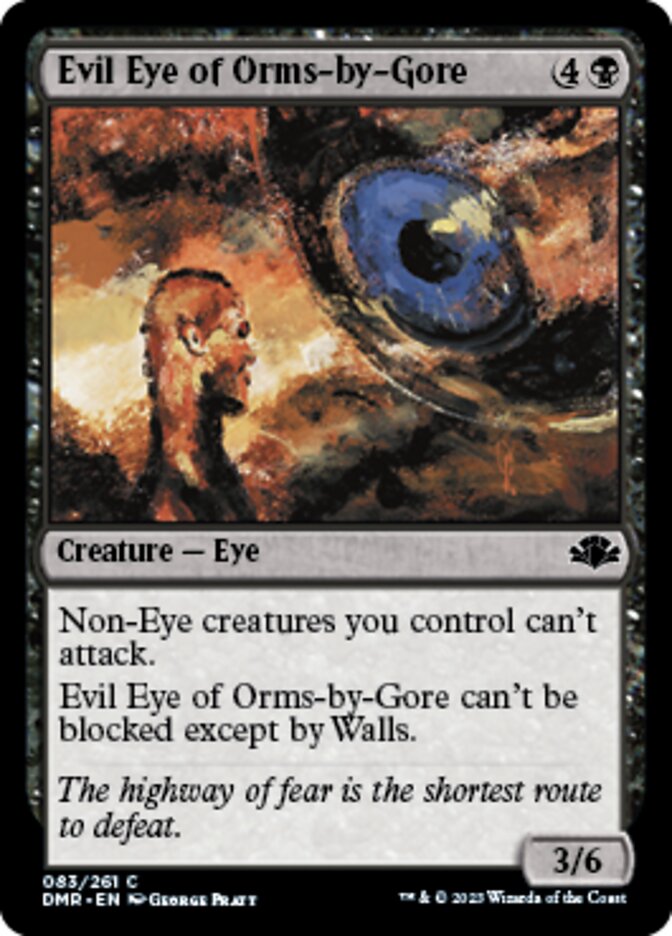 Evil Eye of Orms-by-Gore [Dominaria Remastered] | Dumpster Cat Games