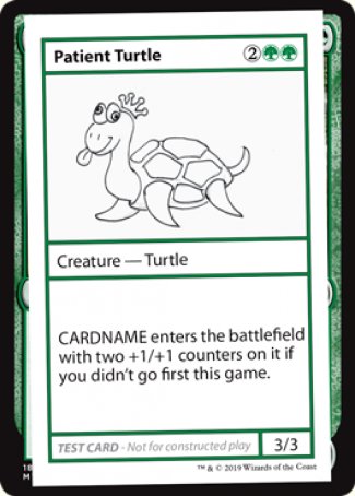 Patient Turtle (2021 Edition) [Mystery Booster Playtest Cards] | Dumpster Cat Games