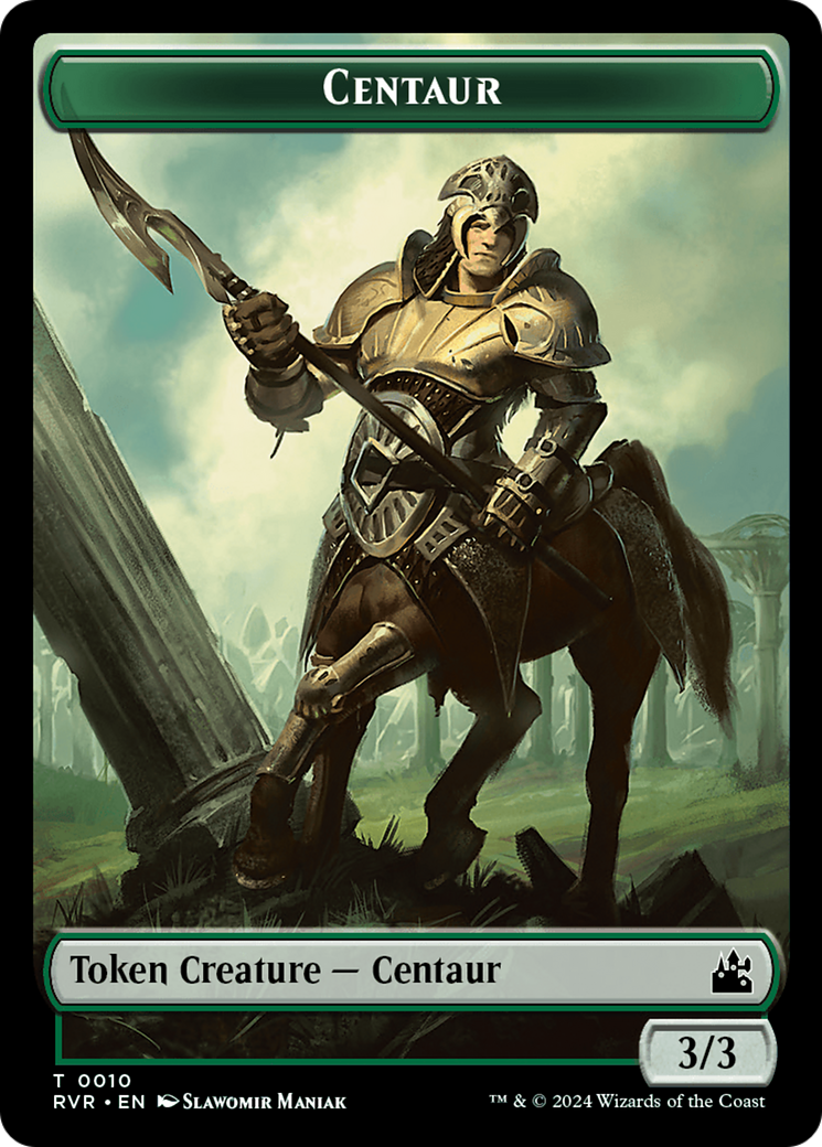 Centaur Token [Ravnica Remastered Tokens] | Dumpster Cat Games