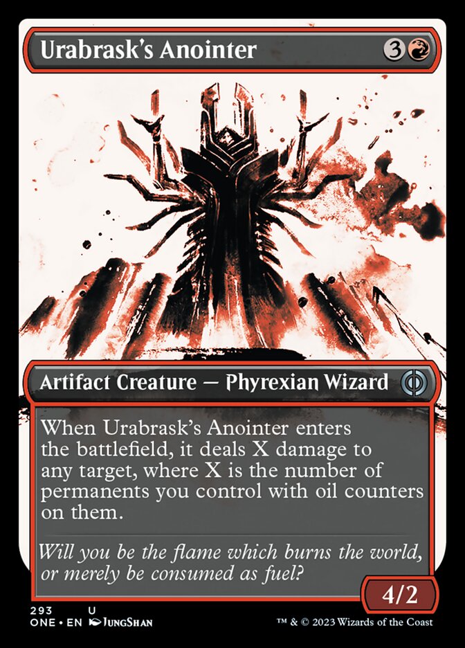 Urabrask's Anointer (Showcase Ichor) [Phyrexia: All Will Be One] | Dumpster Cat Games