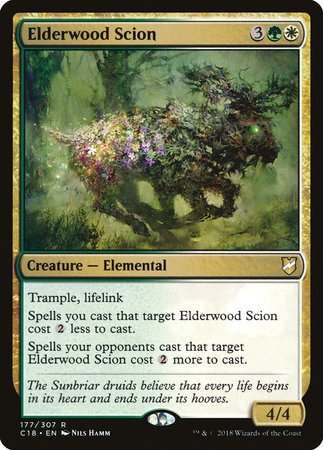 Elderwood Scion [Commander 2018] | Dumpster Cat Games