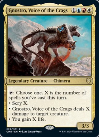 Gnostro, Voice of the Crags [Commander Legends] | Dumpster Cat Games