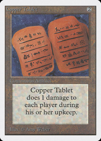 Copper Tablet [Unlimited Edition] | Dumpster Cat Games