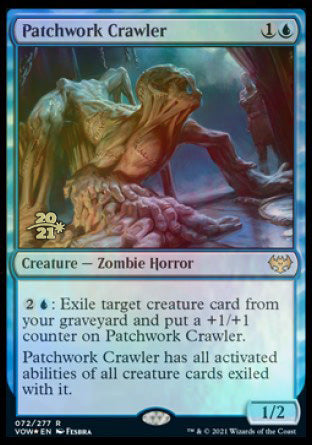 Patchwork Crawler [Innistrad: Crimson Vow Prerelease Promos] | Dumpster Cat Games