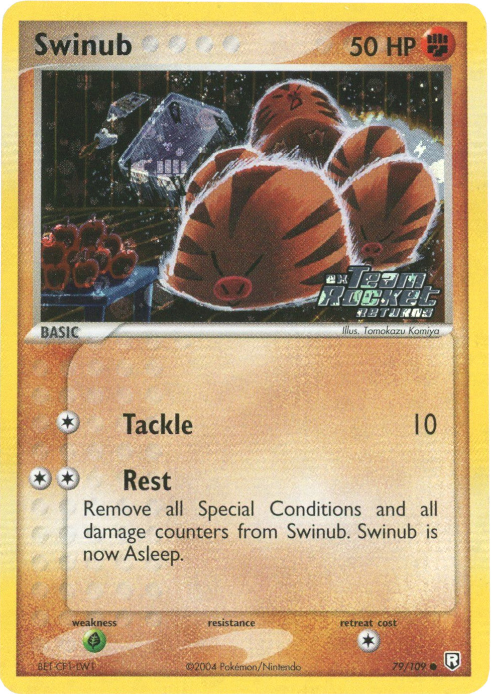 Swinub (79/109) (Stamped) [EX: Team Rocket Returns] | Dumpster Cat Games