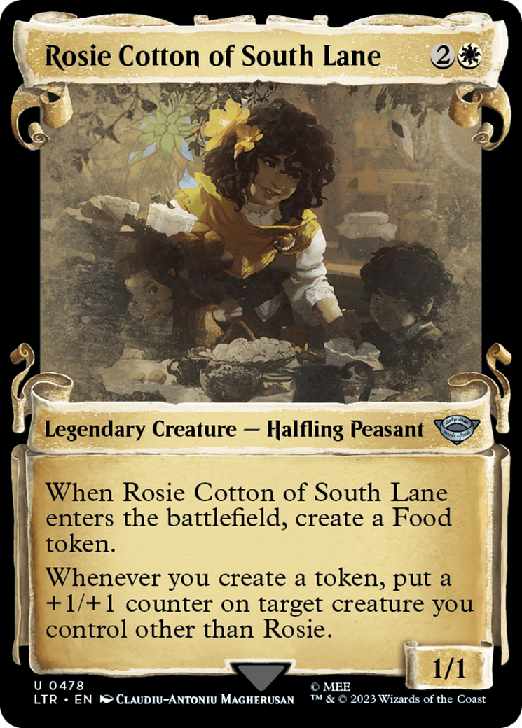 Rosie Cotton of South Lane [The Lord of the Rings: Tales of Middle-Earth Showcase Scrolls] | Dumpster Cat Games