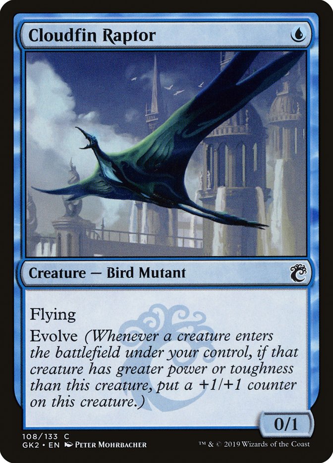 Cloudfin Raptor [Ravnica Allegiance Guild Kit] | Dumpster Cat Games