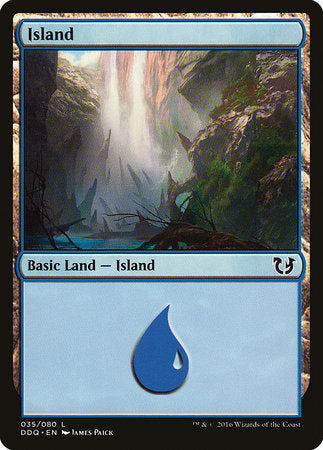 Island (35) [Duel Decks: Blessed vs. Cursed] | Dumpster Cat Games