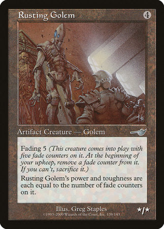 Rusting Golem [Nemesis] | Dumpster Cat Games