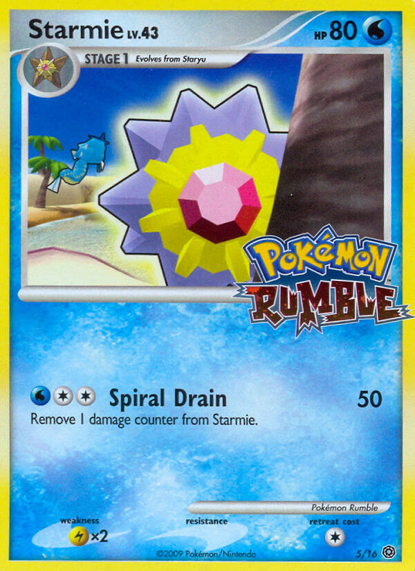 Starmie (5/16) [Pokémon Rumble] | Dumpster Cat Games