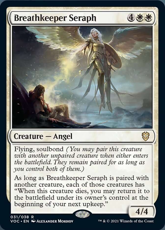 Breathkeeper Seraph [Innistrad: Crimson Vow Commander] | Dumpster Cat Games