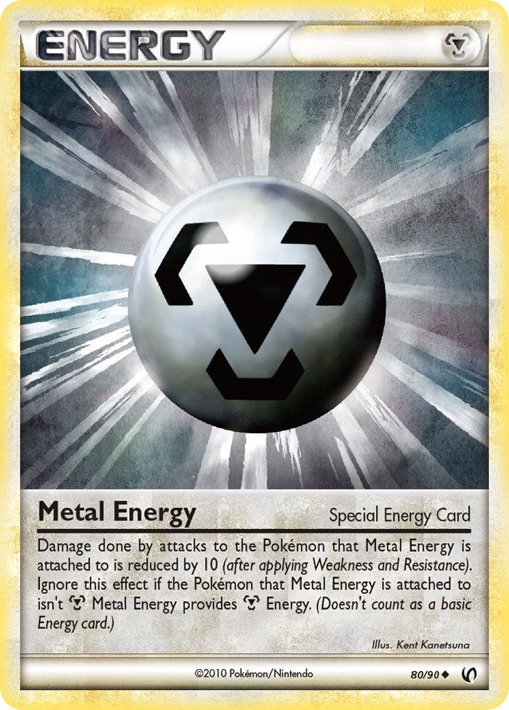 Metal Energy (80/90) [HeartGold & SoulSilver: Undaunted] | Dumpster Cat Games