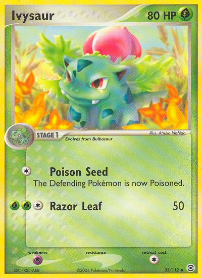 Ivysaur (35/112) [EX: FireRed & LeafGreen] | Dumpster Cat Games