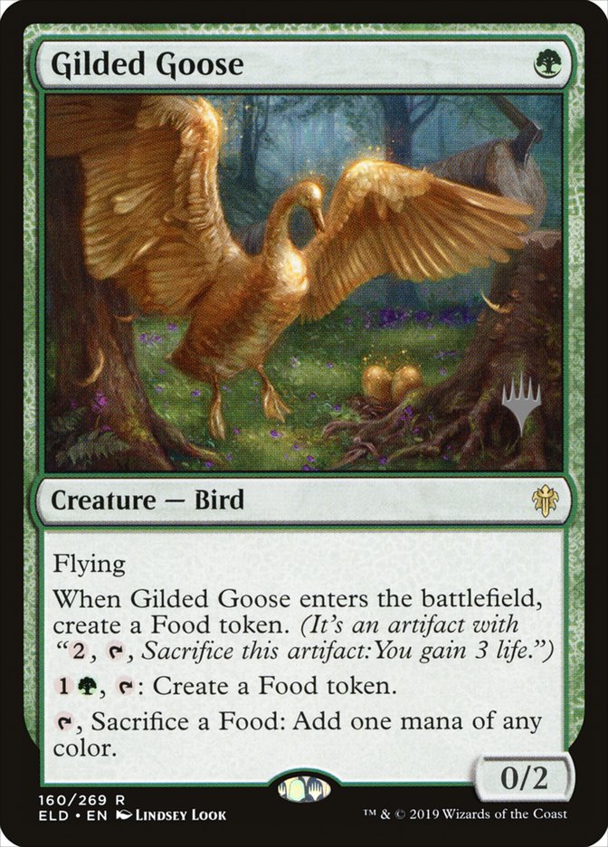 Gilded Goose (Promo Pack) [Throne of Eldraine Promos] | Dumpster Cat Games