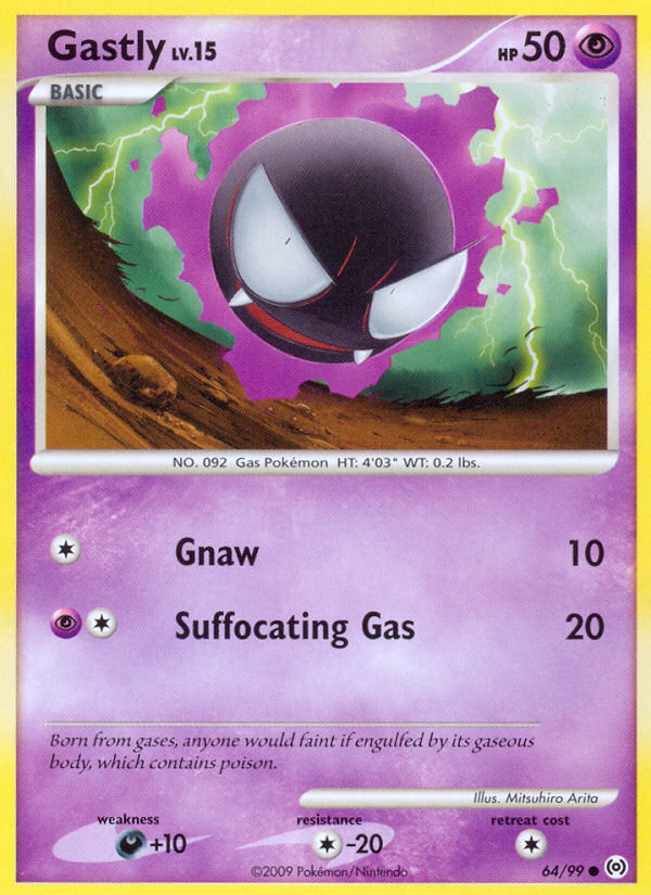 Gastly (64/99) [Platinum: Arceus] | Dumpster Cat Games