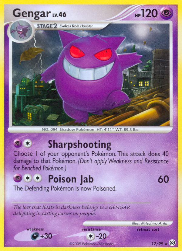 Gengar (17/99) [Platinum: Arceus] | Dumpster Cat Games