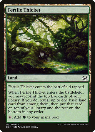 Fertile Thicket [Duel Decks: Nissa vs. Ob Nixilis] | Dumpster Cat Games