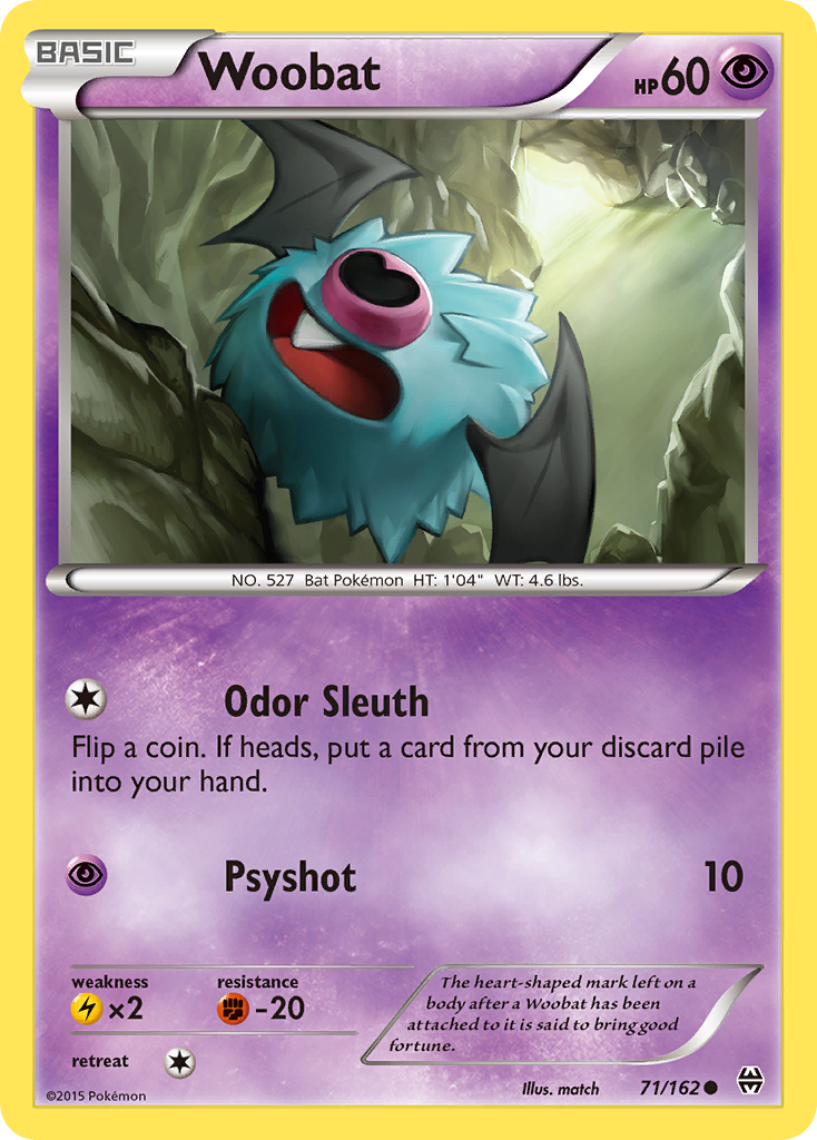 Woobat (71/162) [XY: BREAKthrough] | Dumpster Cat Games