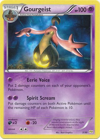 Gourgeist (2/30) [XY: Trainer Kit - Noivern] | Dumpster Cat Games