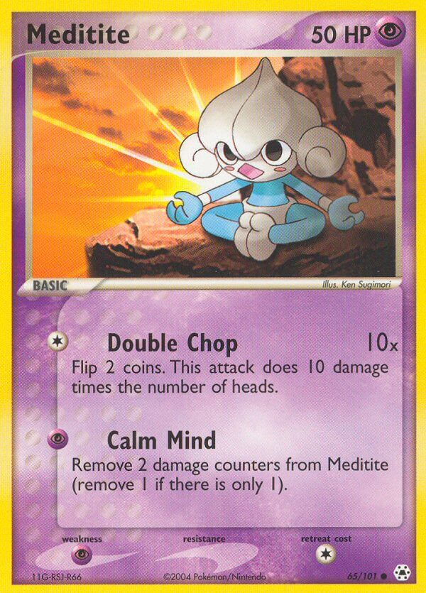 Meditite (65/101) [EX: Battle Stadium] | Dumpster Cat Games