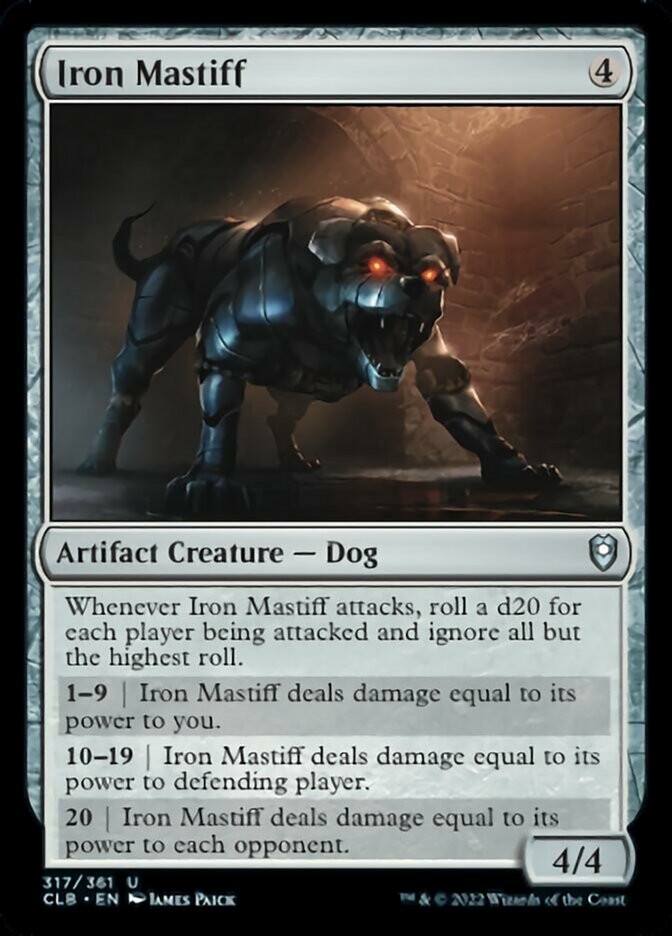 Iron Mastiff [Commander Legends: Battle for Baldur's Gate] | Dumpster Cat Games