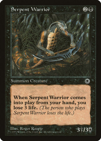 Serpent Warrior [Portal] | Dumpster Cat Games