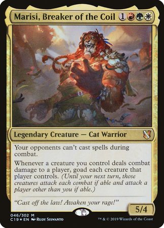 Marisi, Breaker of the Coil [Commander 2019] | Dumpster Cat Games