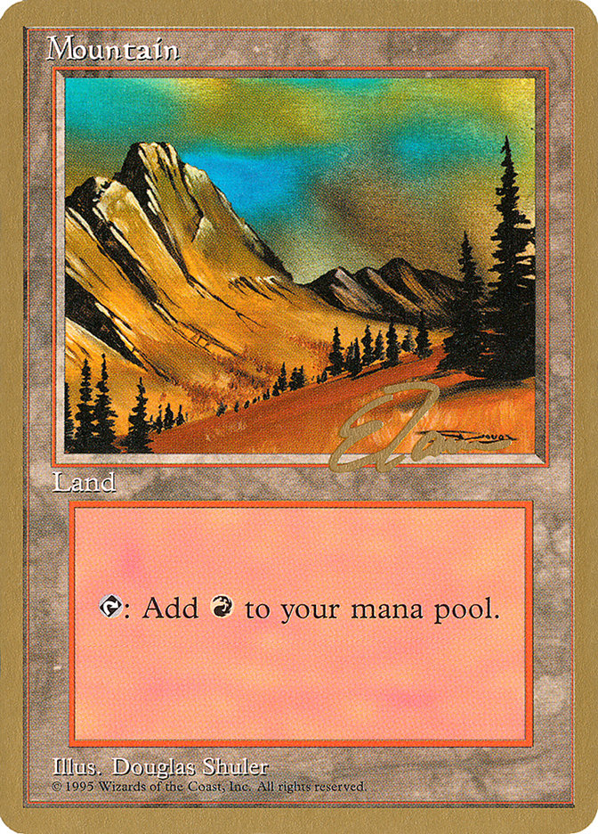 Mountain (et375) (Eric Tam) [Pro Tour Collector Set] | Dumpster Cat Games