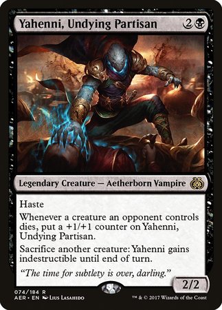 Yahenni, Undying Partisan [Aether Revolt] | Dumpster Cat Games