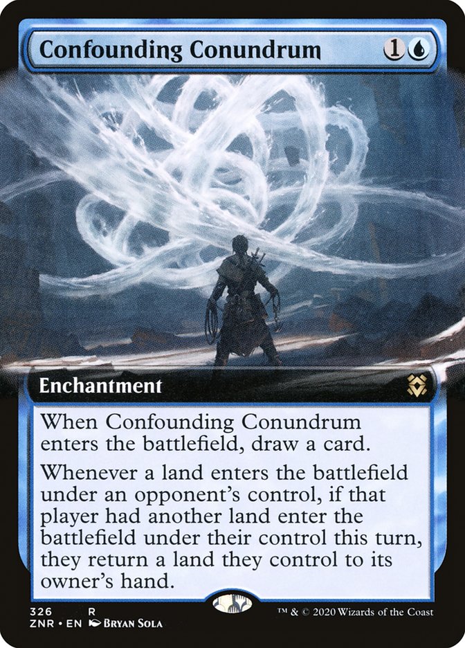 Confounding Conundrum (Extended Art) [Zendikar Rising] | Dumpster Cat Games