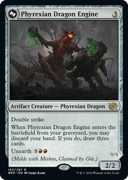 Phyrexian Dragon Engine [The Brothers' War] | Dumpster Cat Games