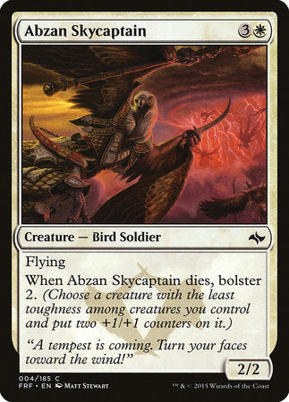 Abzan Skycaptain [Fate Reforged] | Dumpster Cat Games