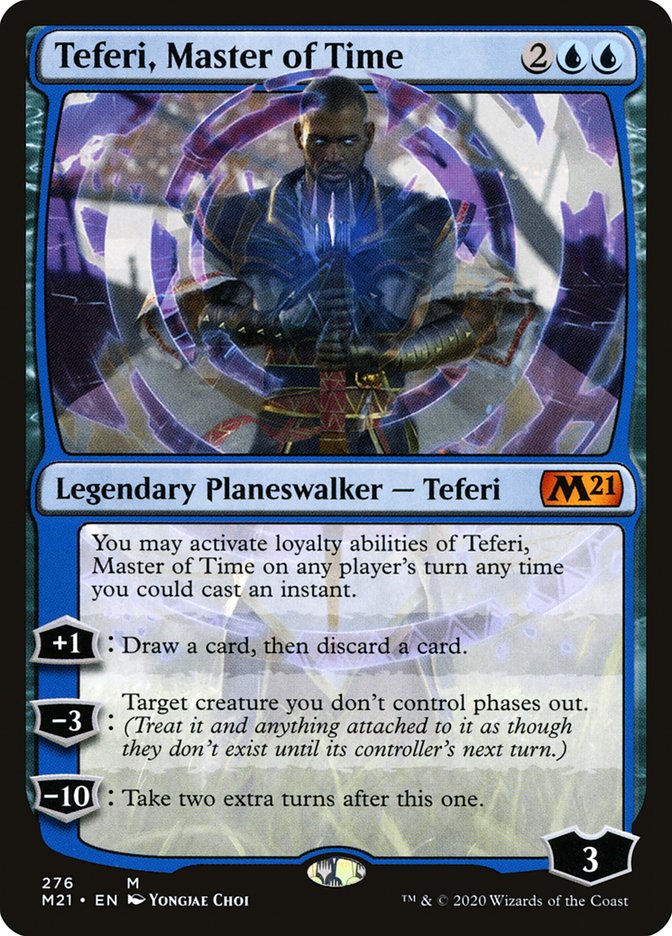 Teferi, Master of Time (276) [Core Set 2021] | Dumpster Cat Games