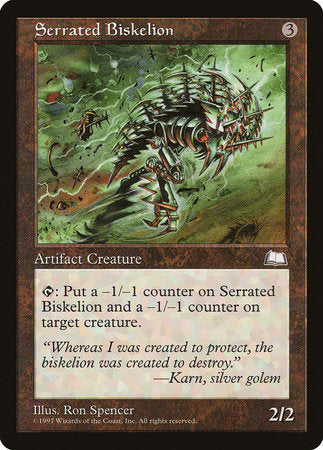 Serrated Biskelion [Weatherlight] | Dumpster Cat Games