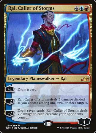 Ral, Caller of Storms [Guilds of Ravnica] | Dumpster Cat Games