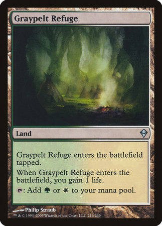 Graypelt Refuge [Zendikar] | Dumpster Cat Games