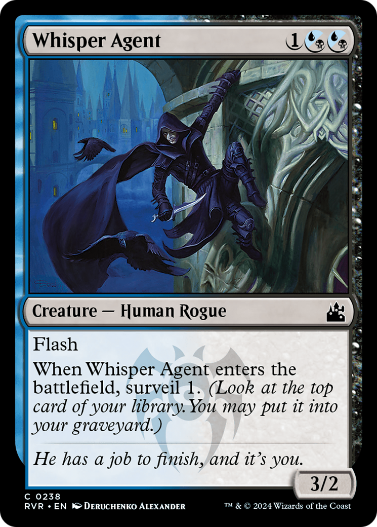 Whisper Agent [Ravnica Remastered] | Dumpster Cat Games