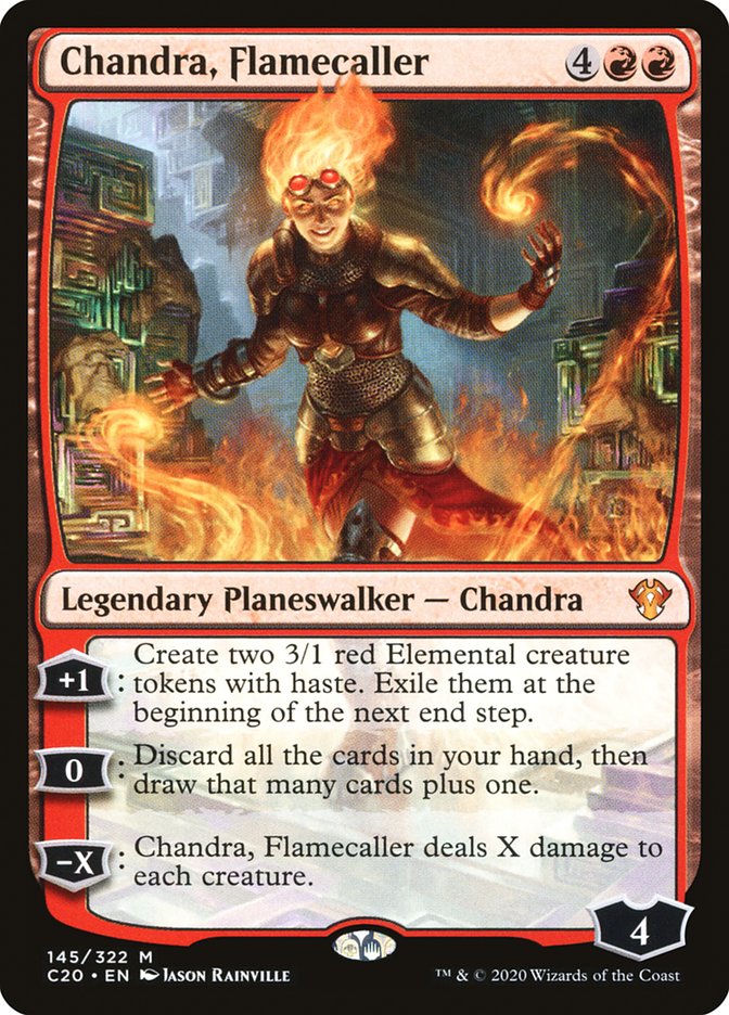 Chandra, Flamecaller [Commander 2020] | Dumpster Cat Games