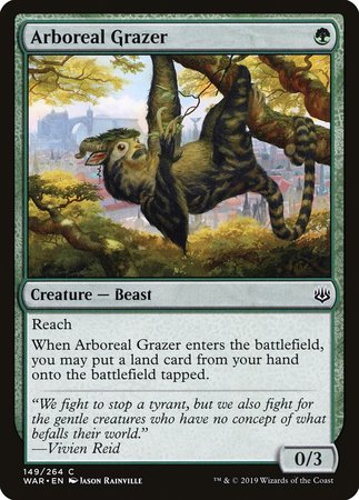 Arboreal Grazer [War of the Spark] | Dumpster Cat Games
