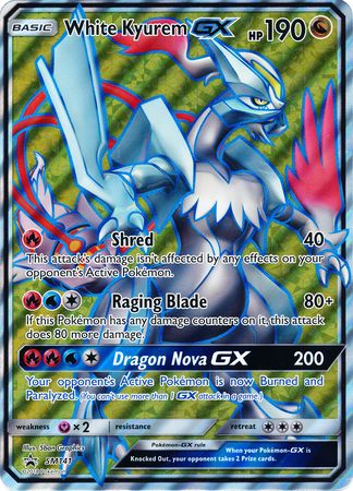 White Kyurem GX (SM141) (Jumbo Card) [Sun & Moon: Black Star Promos] | Dumpster Cat Games