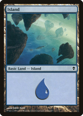 Island (234a) [Zendikar] | Dumpster Cat Games