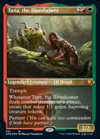 Tana, the Bloodsower (Foil Etched) [Commander Legends] | Dumpster Cat Games