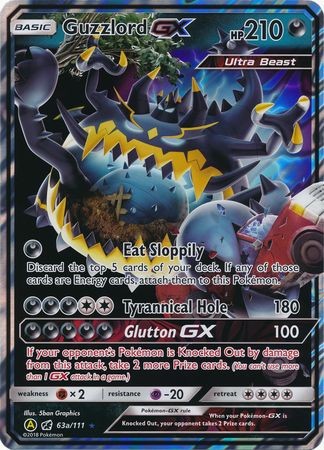 Guzzlord GX (63a/111) (Jumbo Card) [Sun & Moon: Crimson Invasion] | Dumpster Cat Games