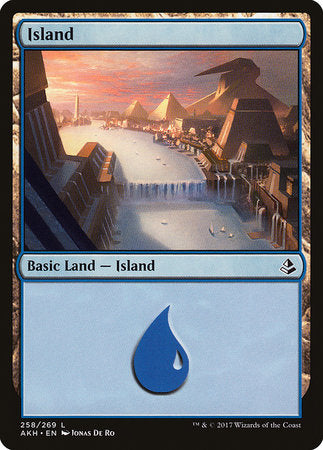 Island (258) [Amonkhet] | Dumpster Cat Games