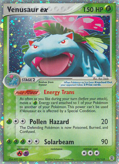 Venusaur ex (112/112) [EX: FireRed & LeafGreen] | Dumpster Cat Games