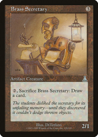 Brass Secretary [Urza's Destiny] | Dumpster Cat Games